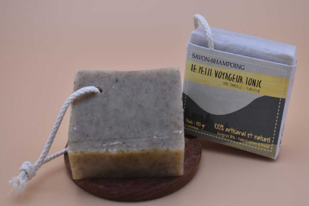 savon shampoing cèdre romarin menthe
