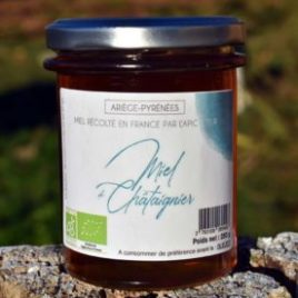 Miel de châtaignier 250grs AB